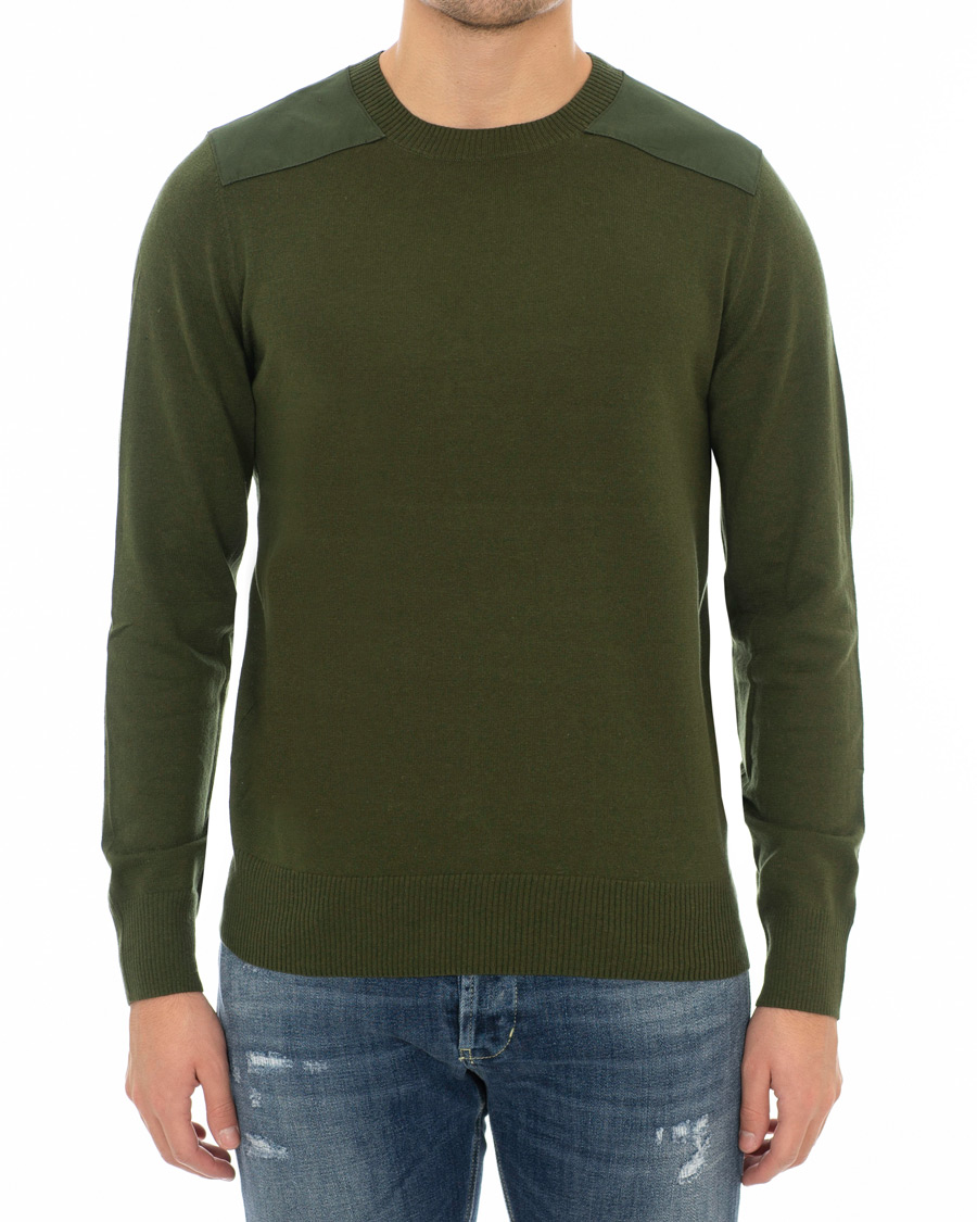 Homme | Pulls Et Tricots | A.P.C. | Ernest Shoulder Patch Knit Khaki Military