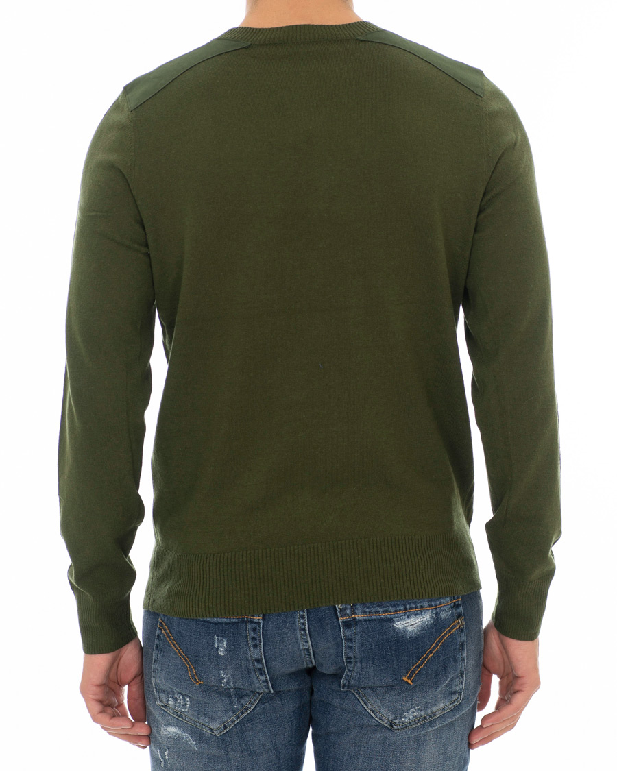 Homme | Pulls Et Tricots | A.P.C. | Ernest Shoulder Patch Knit Khaki Military