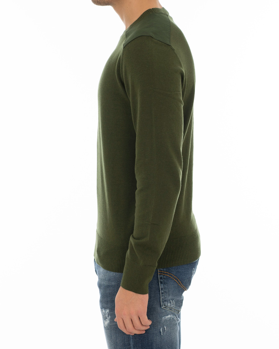 Homme | Pulls Et Tricots | A.P.C. | Ernest Shoulder Patch Knit Khaki Military