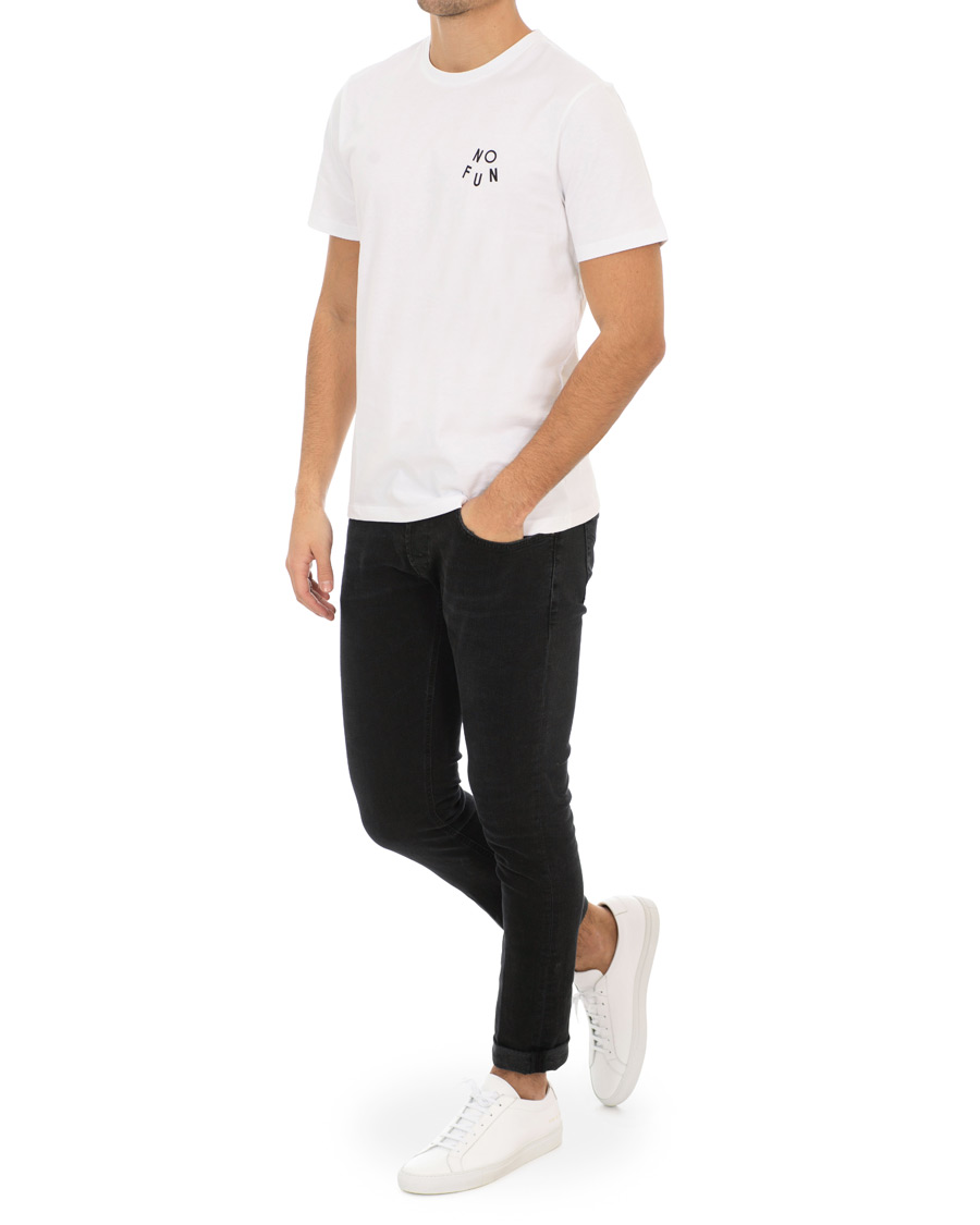 Heren | T-shirts | A.P.C. | No Fun T-shirt White