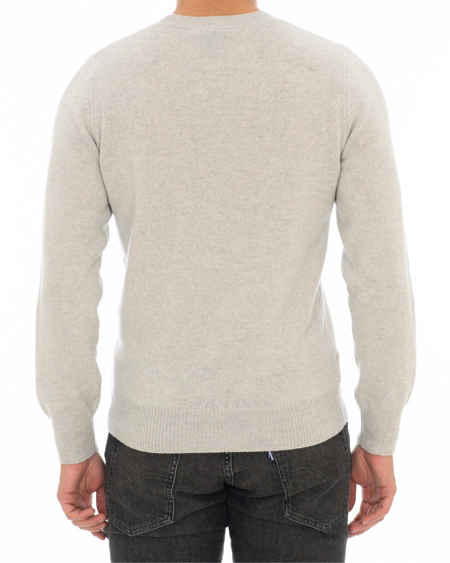 Homme | Pulls Et Tricots | A.P.C. | Colin Brushed Lambswool/Cotton Crew Neck Grey Melange