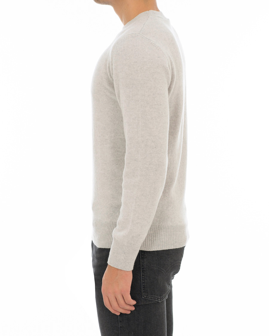 Homme | Pulls Et Tricots | A.P.C. | Colin Brushed Lambswool/Cotton Crew Neck Grey Melange