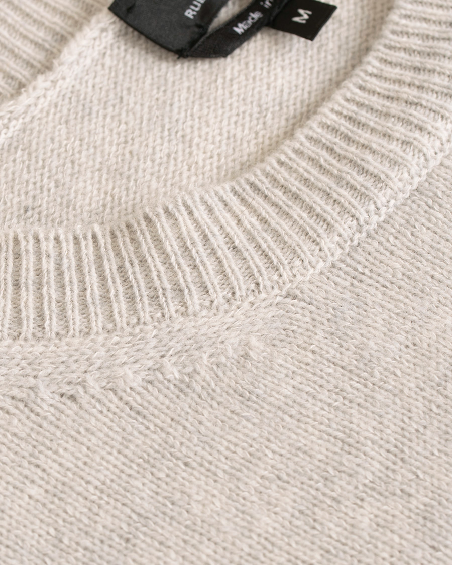 Homme | Pulls Et Tricots | A.P.C. | Colin Brushed Lambswool/Cotton Crew Neck Grey Melange