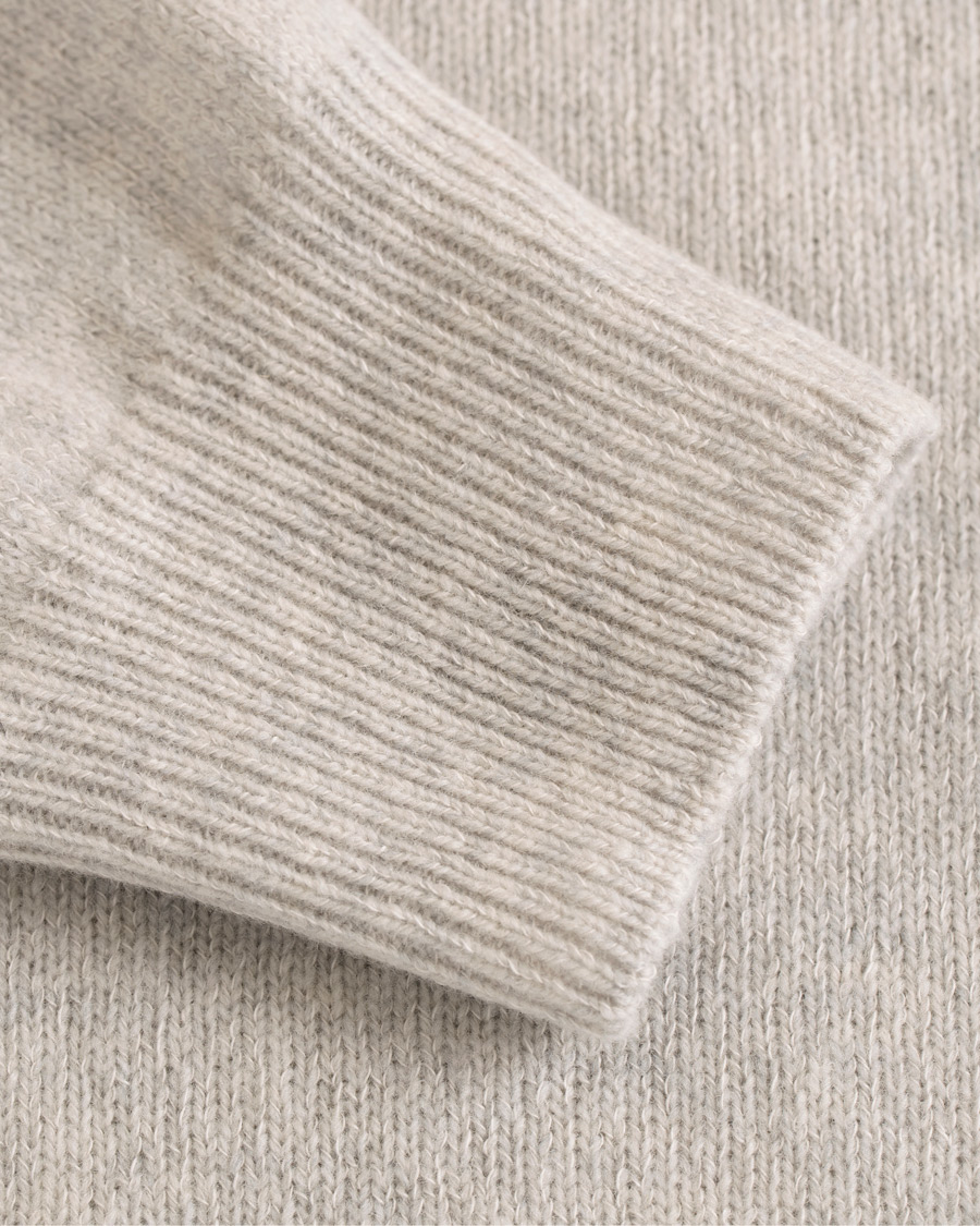 Homme | Pulls Et Tricots | A.P.C. | Colin Brushed Lambswool/Cotton Crew Neck Grey Melange