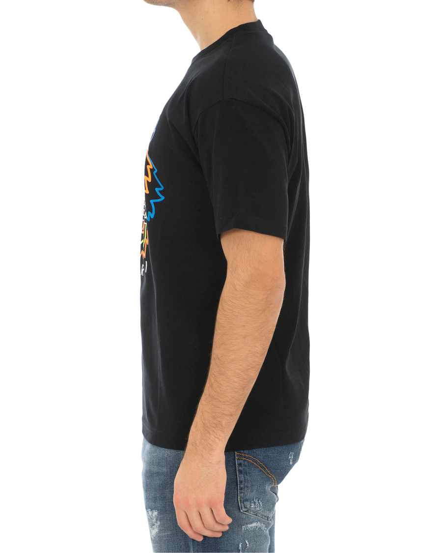 Homme | T-shirts | KENZO | Tiger Neon T-shirt Black