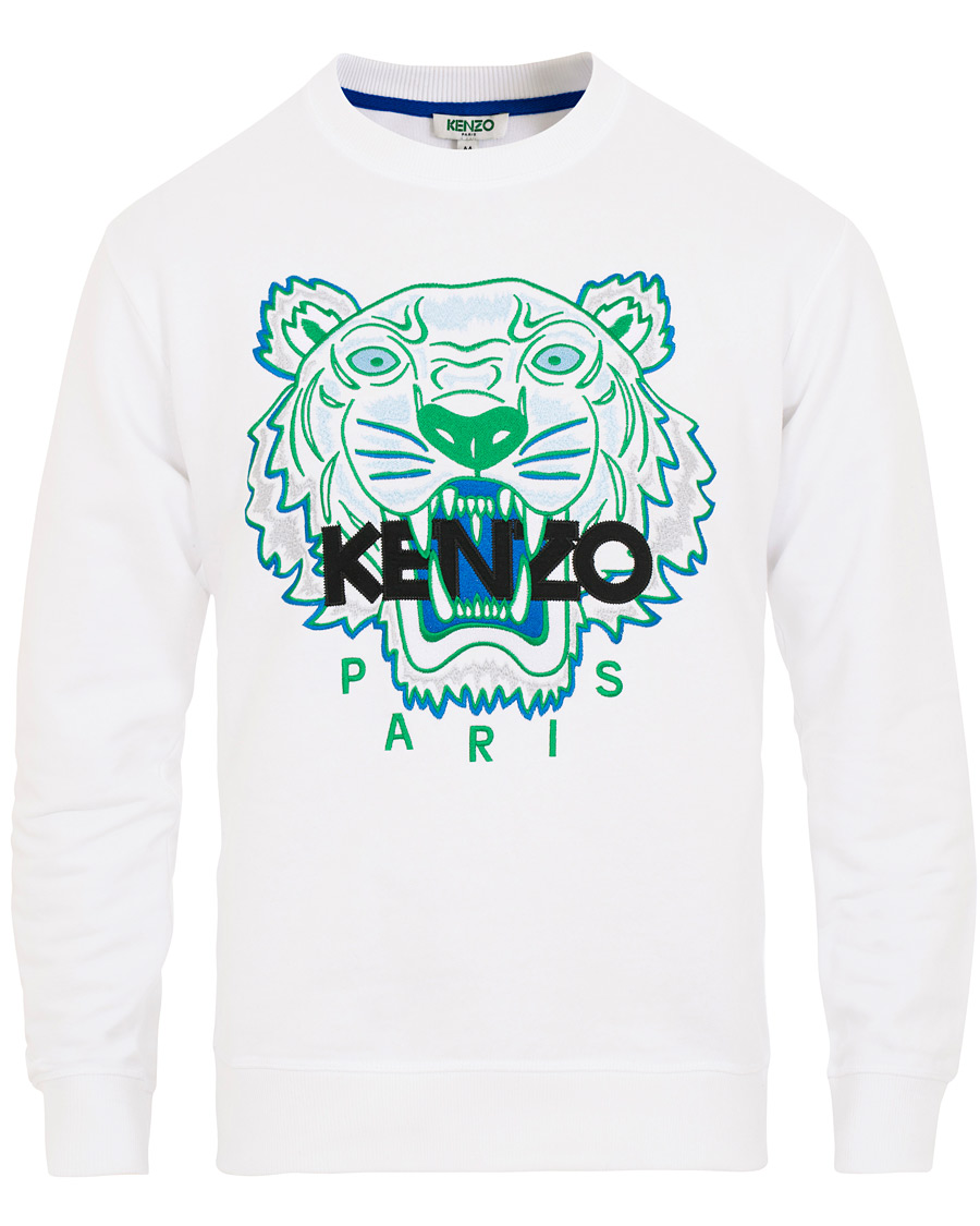 Heren | Truien | KENZO | Tiger Classic Sweatshirt White