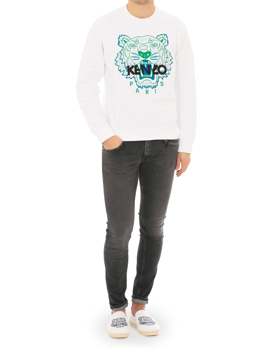 Heren | Truien | KENZO | Tiger Classic Sweatshirt White