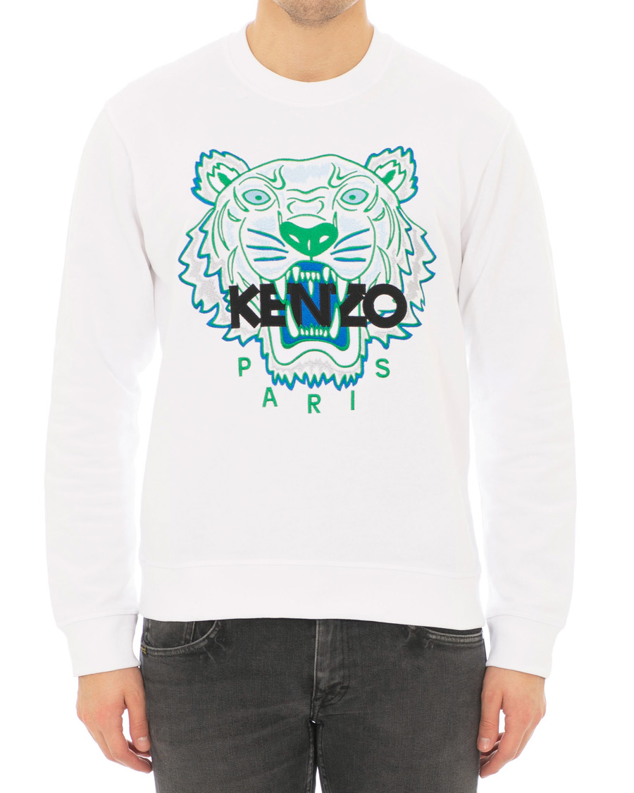 Heren | Truien | KENZO | Tiger Classic Sweatshirt White