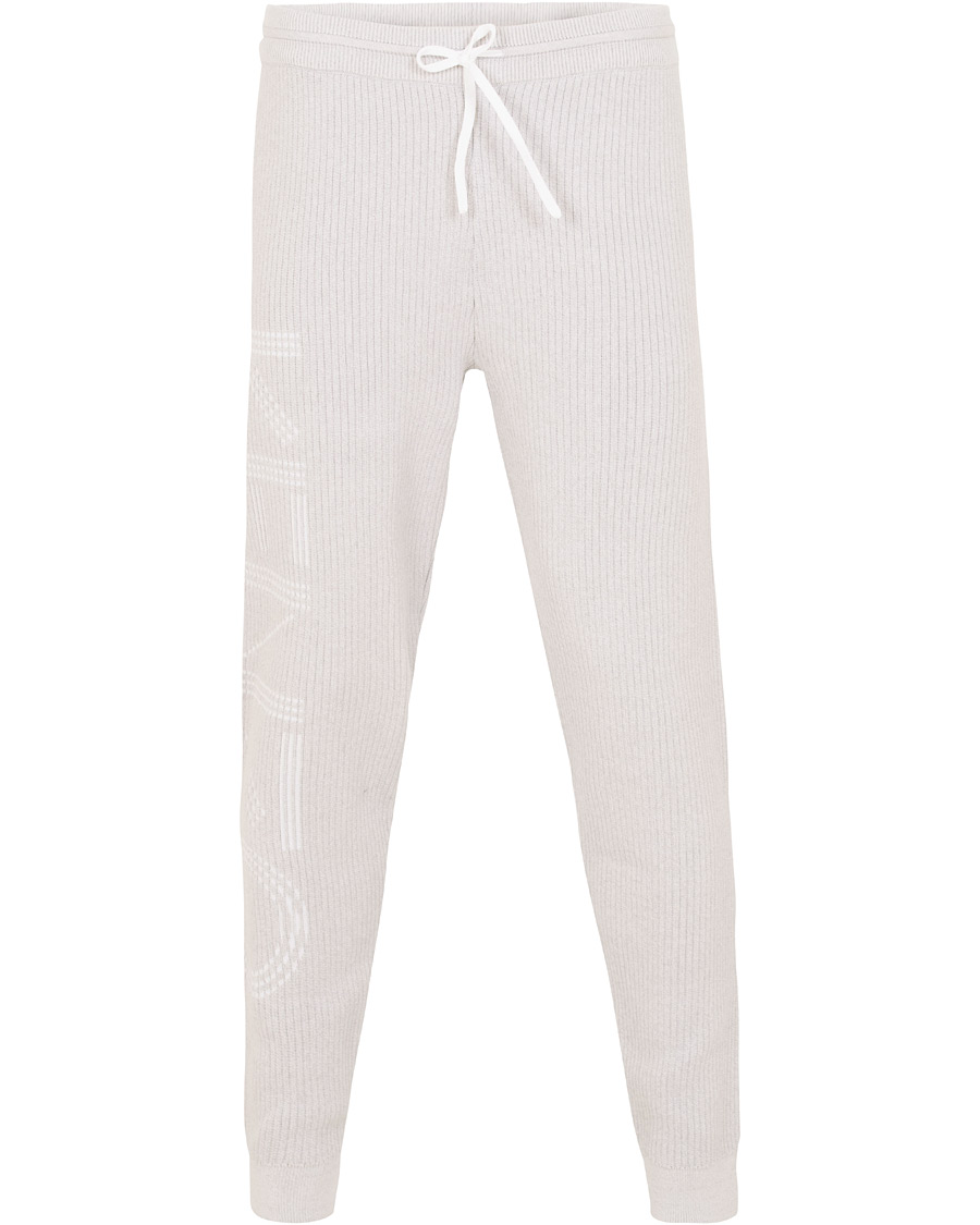Heren | Broeken | KENZO | Knitted Track Pants Grey Melange