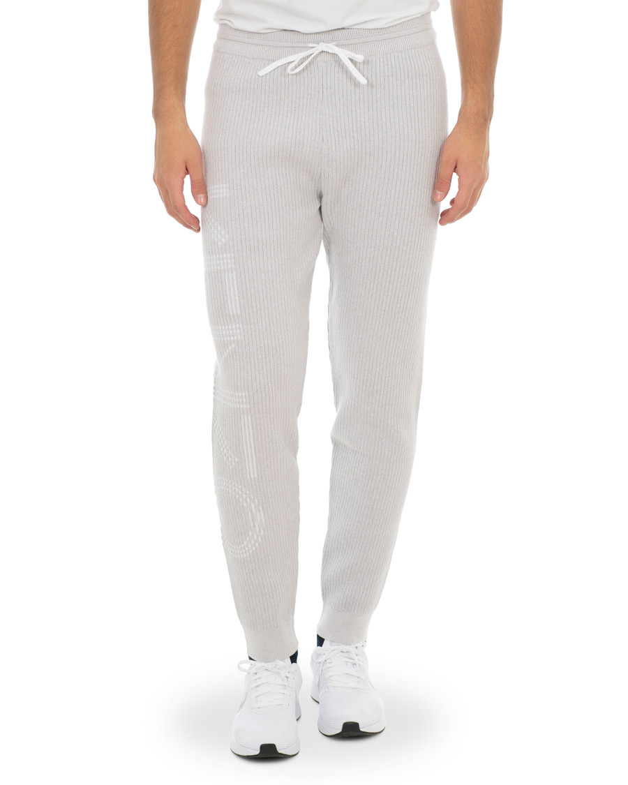 Heren | Broeken | KENZO | Knitted Track Pants Grey Melange