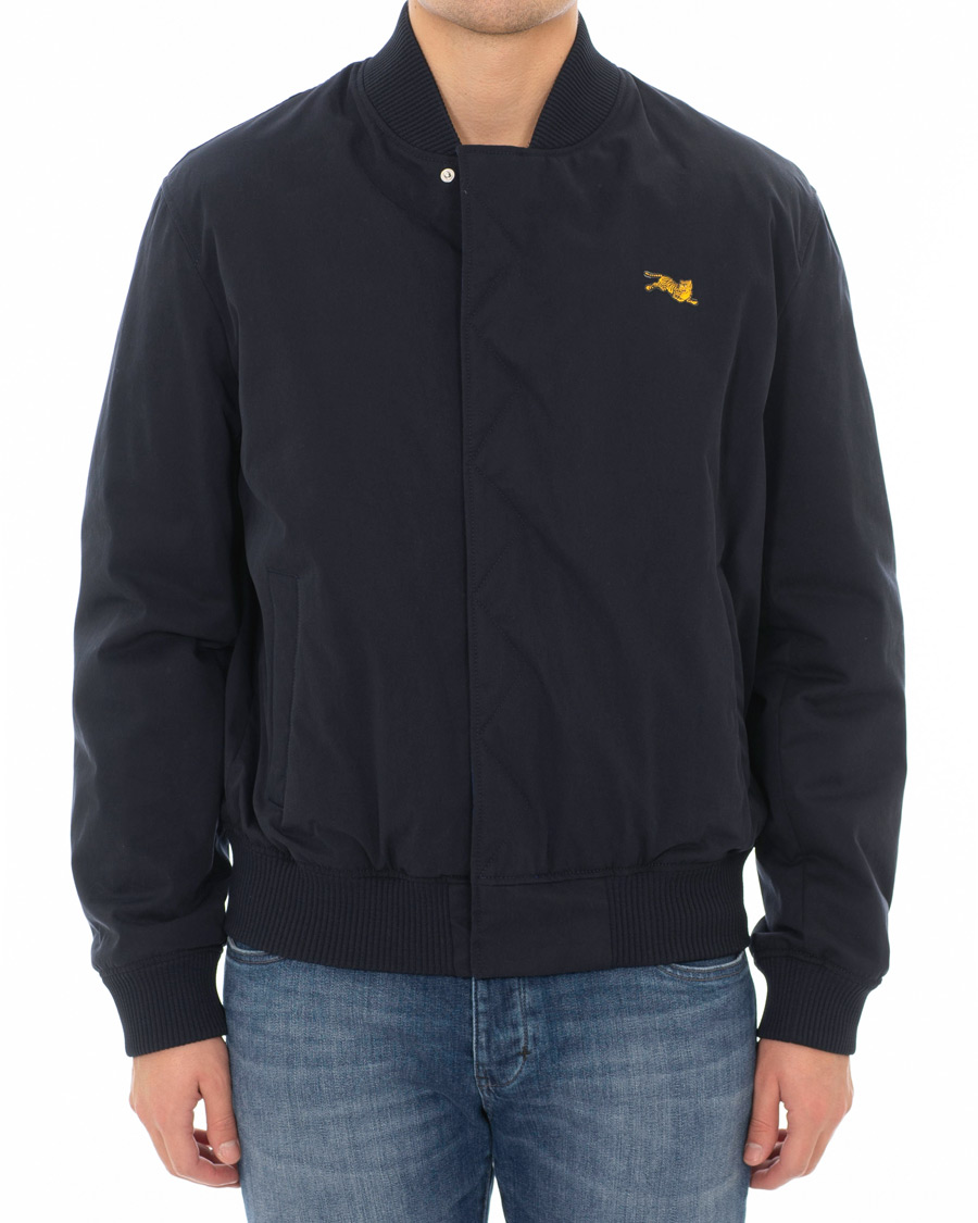 Homme | Manteaux Et Vestes | KENZO | Reversible Tiger Crest Bomber Jacket Navy/Multi Blue