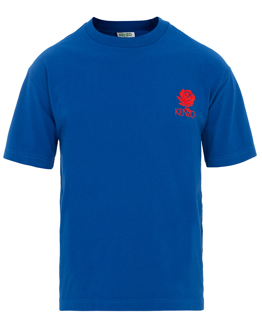 Homme | T-shirts | KENZO | Rose Crest T-shirt Blue