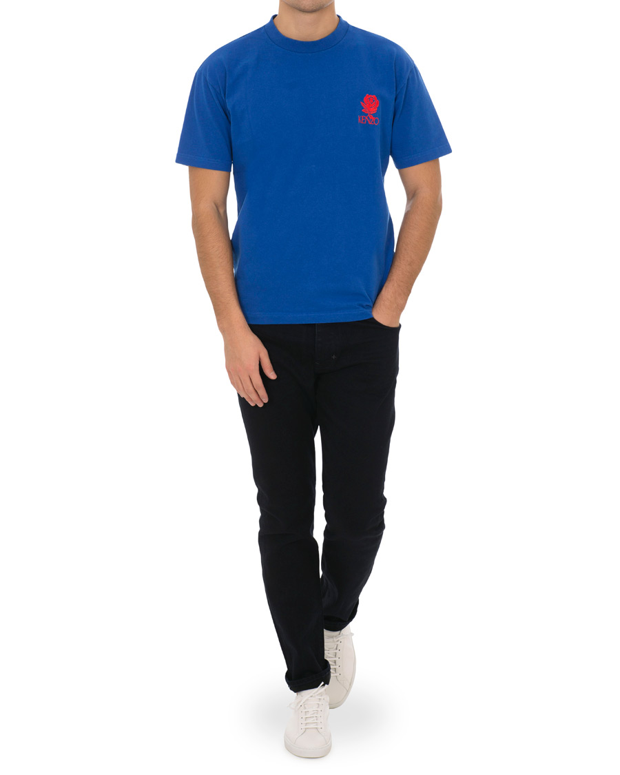 Homme | T-shirts | KENZO | Rose Crest T-shirt Blue