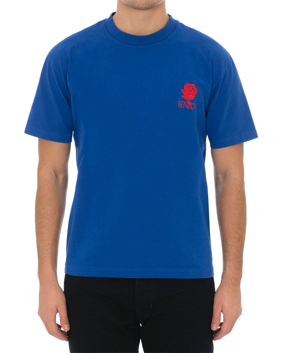 Homme | T-shirts | KENZO | Rose Crest T-shirt Blue