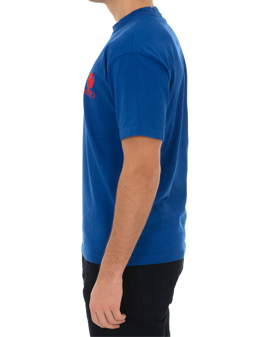 Homme | T-shirts | KENZO | Rose Crest T-shirt Blue