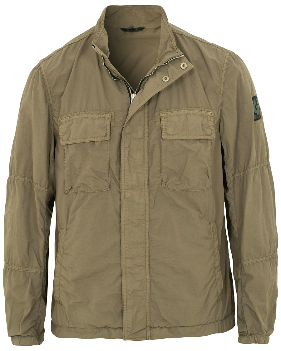 Heren | Jassen | Belstaff | Erwin Garment Dyed Shirt Jacket Bronze Oak