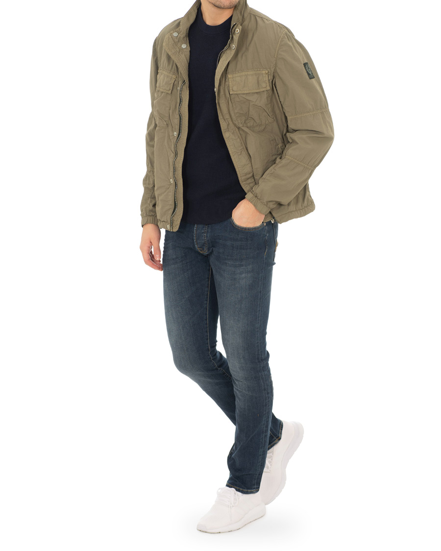 Heren | Jassen | Belstaff | Erwin Garment Dyed Shirt Jacket Bronze Oak