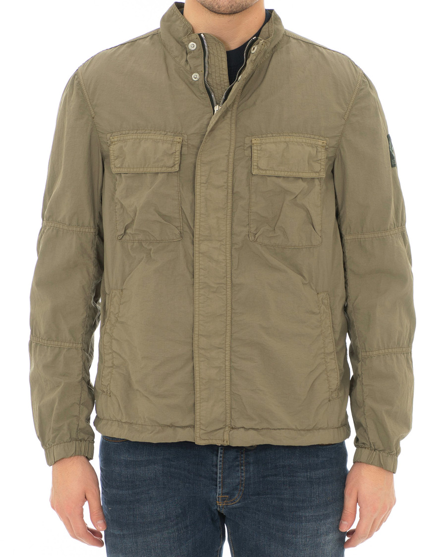 Heren | Jassen | Belstaff | Erwin Garment Dyed Shirt Jacket Bronze Oak