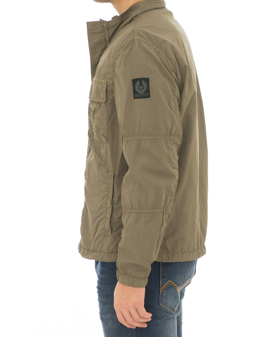Heren | Jassen | Belstaff | Erwin Garment Dyed Shirt Jacket Bronze Oak