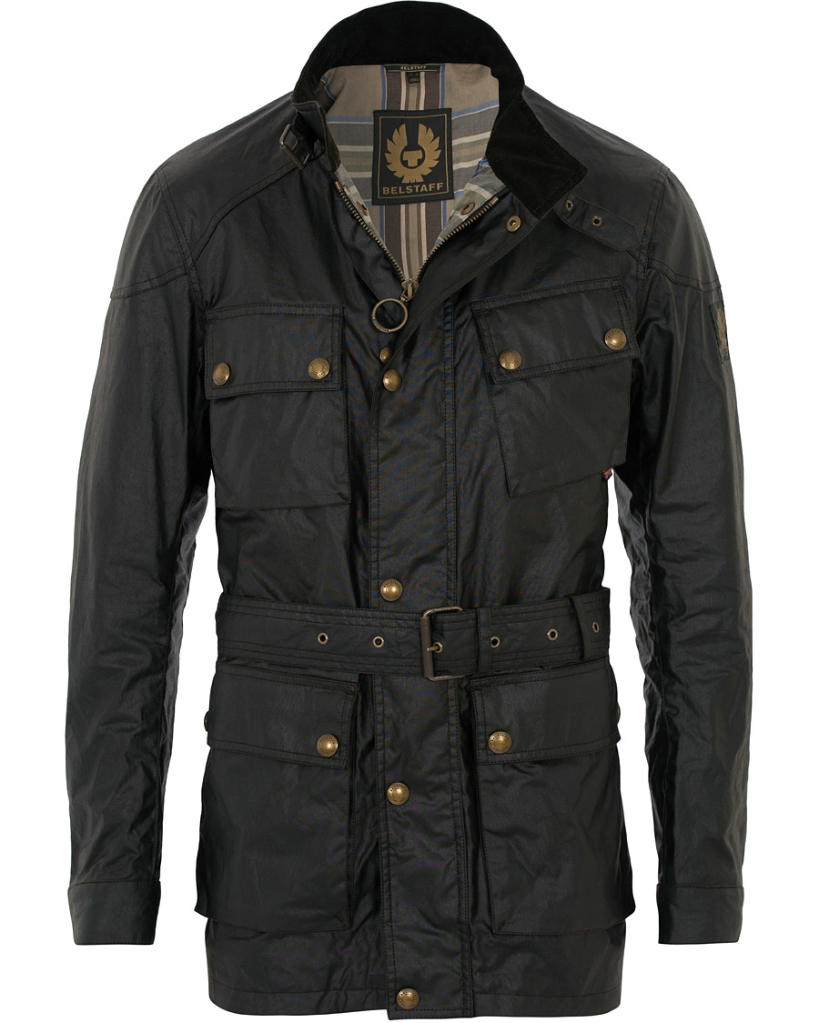Homme | Manteaux Et Vestes | Belstaff | Trialmaster Waxed Jacket Mahogany Brown