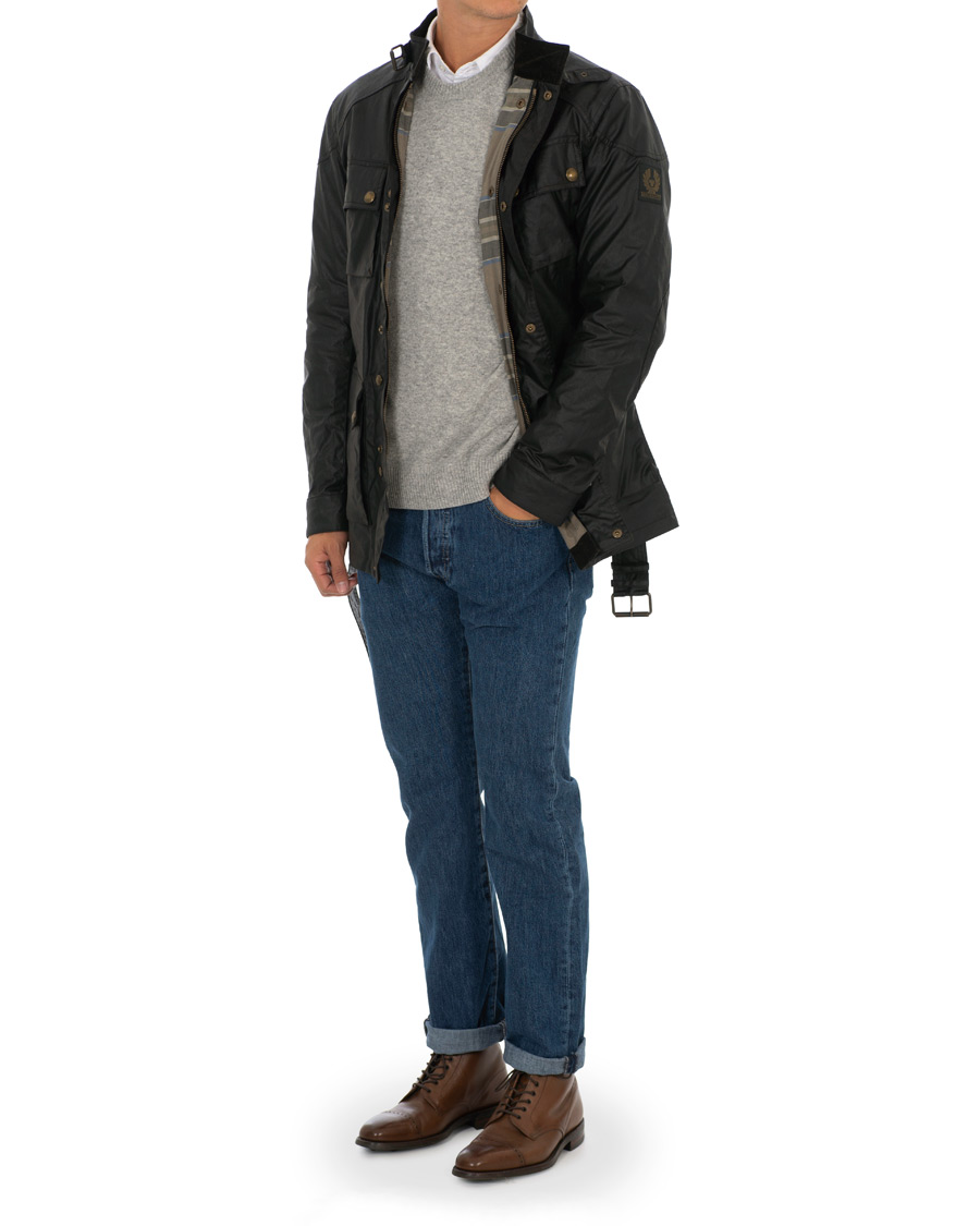 Homme | Manteaux Et Vestes | Belstaff | Trialmaster Waxed Jacket Mahogany Brown