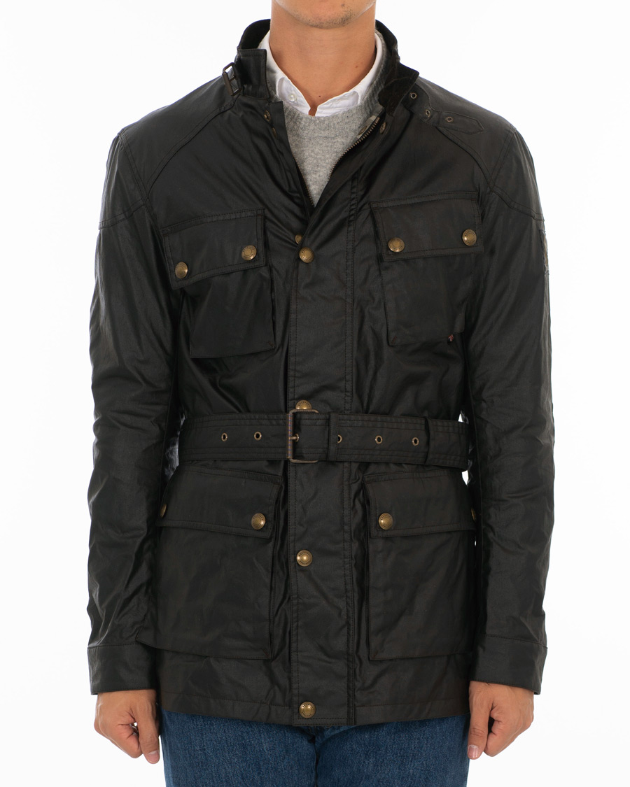 Homme | Manteaux Et Vestes | Belstaff | Trialmaster Waxed Jacket Mahogany Brown