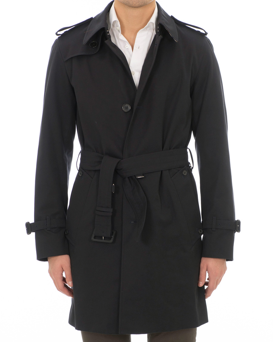 Homme | Manteaux Et Vestes | Aquascutum | Corby Single Breasted Trenchcoat Navy
