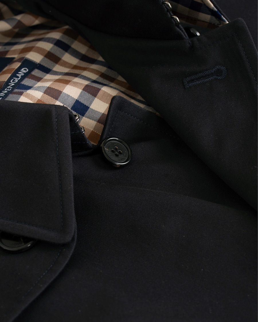 Homme | Manteaux Et Vestes | Aquascutum | Corby Single Breasted Trenchcoat Navy