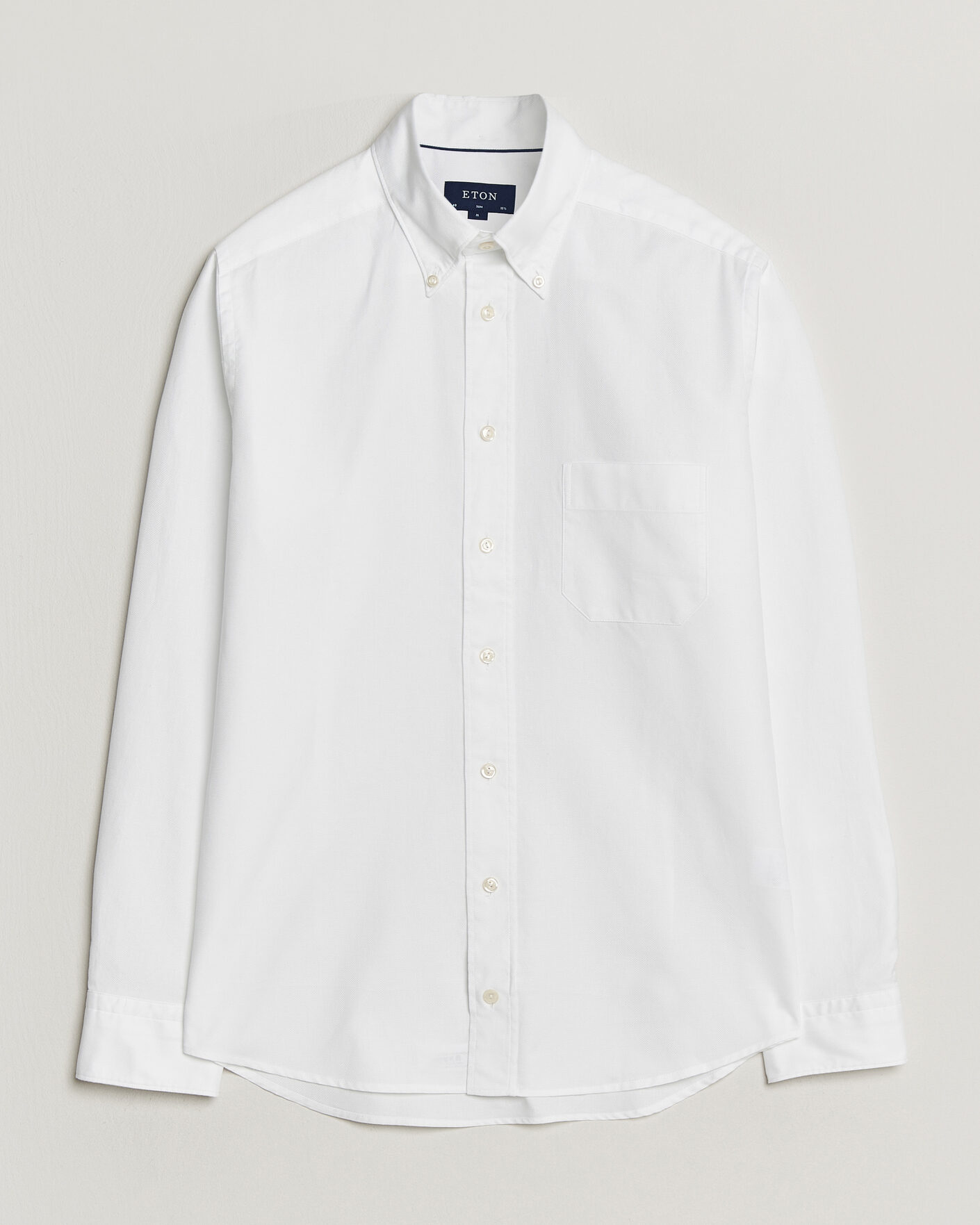 Homme | Chemises | Eton | Slim Fit Royal Oxford Button Down White
