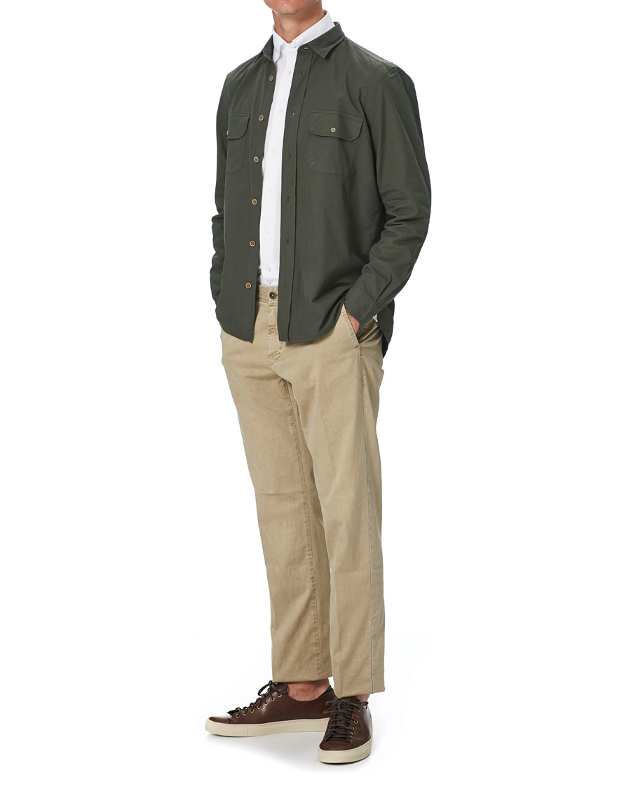 Homme | Chemises | Eton | Slim Fit Jersey Button Under Shirt White