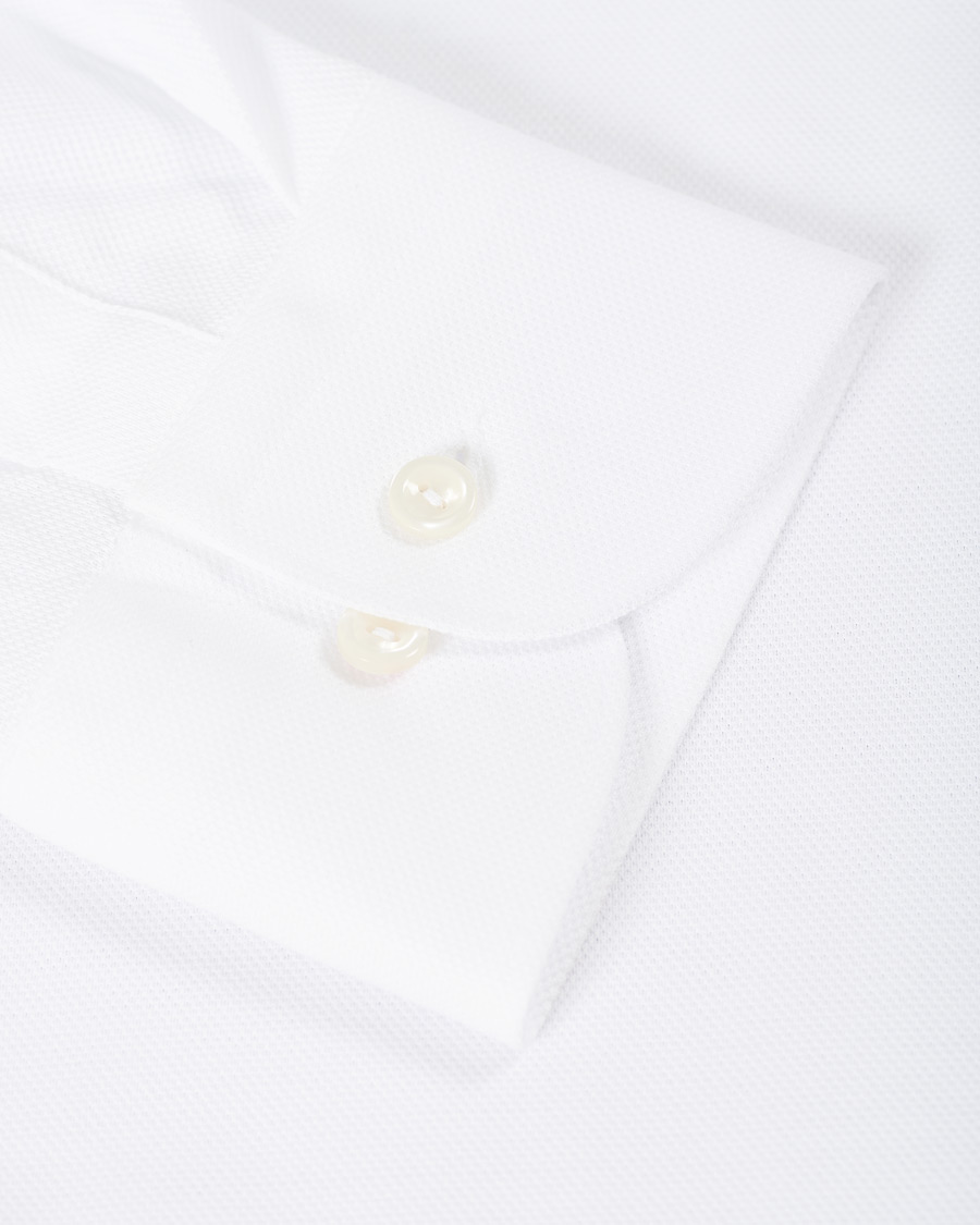 Homme | Chemises | Eton | Slim Fit Jersey Button Under Shirt White