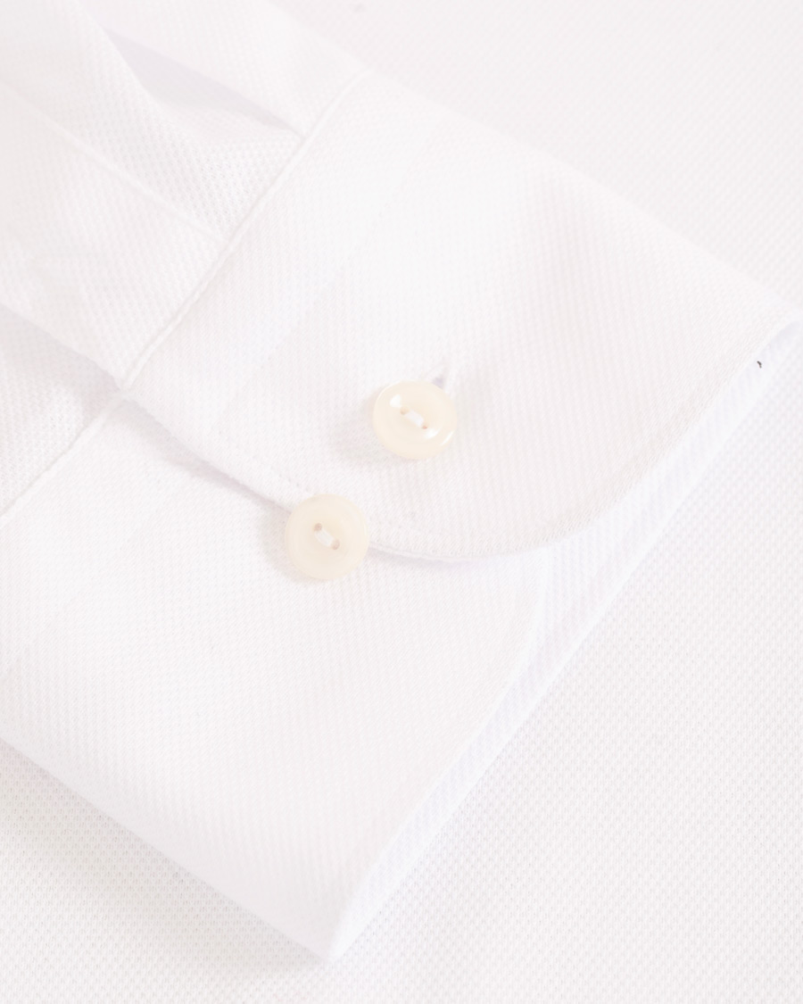 Homme | Chemises | Eton | Slim Fit Jersey Button Under Shirt White