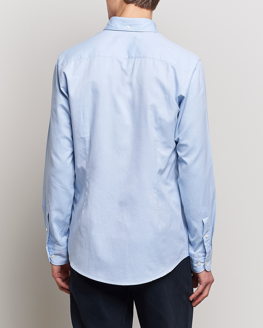 Heren | Overhemden | Eton | Slim Fit Royal Oxford Button Down Light Blue