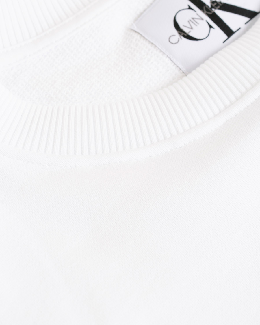 Homme | Pulls Et Tricots | Calvin Klein Jeans | Monogram Box Logo Sweatshirt White
