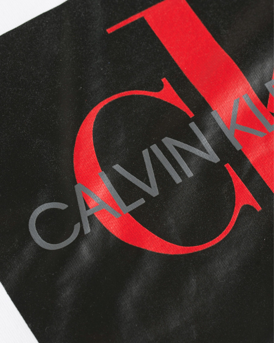 Homme | Pulls Et Tricots | Calvin Klein Jeans | Monogram Box Logo Sweatshirt White