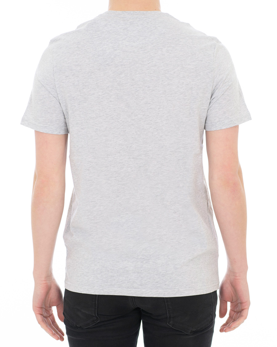 Heren | T-shirts | Lyle & Scott | Logo Crew Neck Tee Light Grey Melange