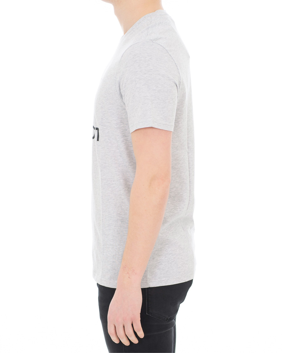 Heren | T-shirts | Lyle & Scott | Logo Crew Neck Tee Light Grey Melange