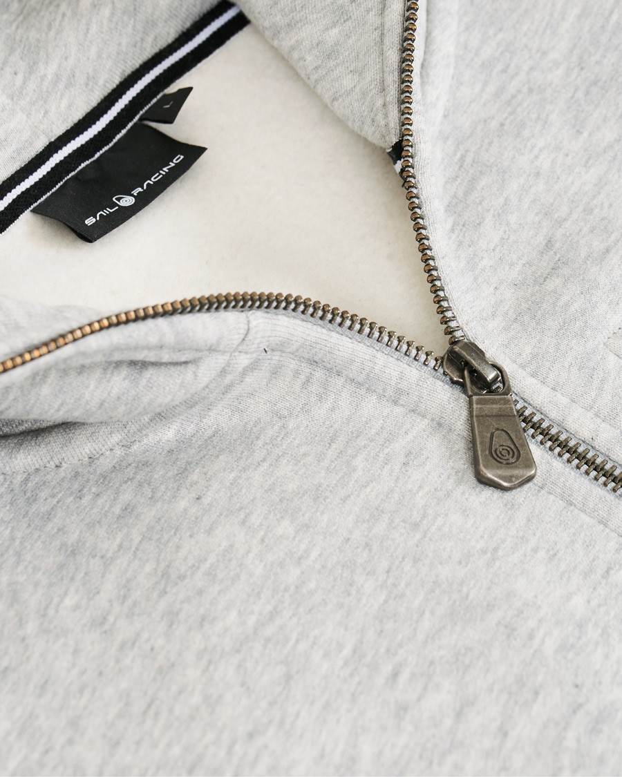 Heren | Truien | Sail Racing | Bowman Full Zip Hoodie Grey Melange