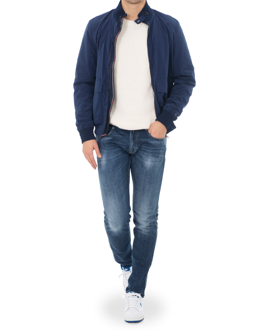 Homme | Manteaux Et Vestes | Tommy Hilfiger | Harrington Jacket Light Marine Blue