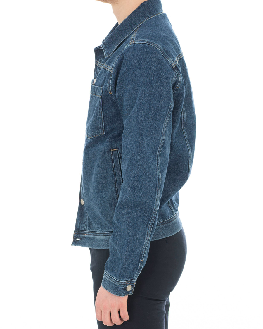 Heren | Jassen | GANT | Indigo Jeans Jacket Blue Wash