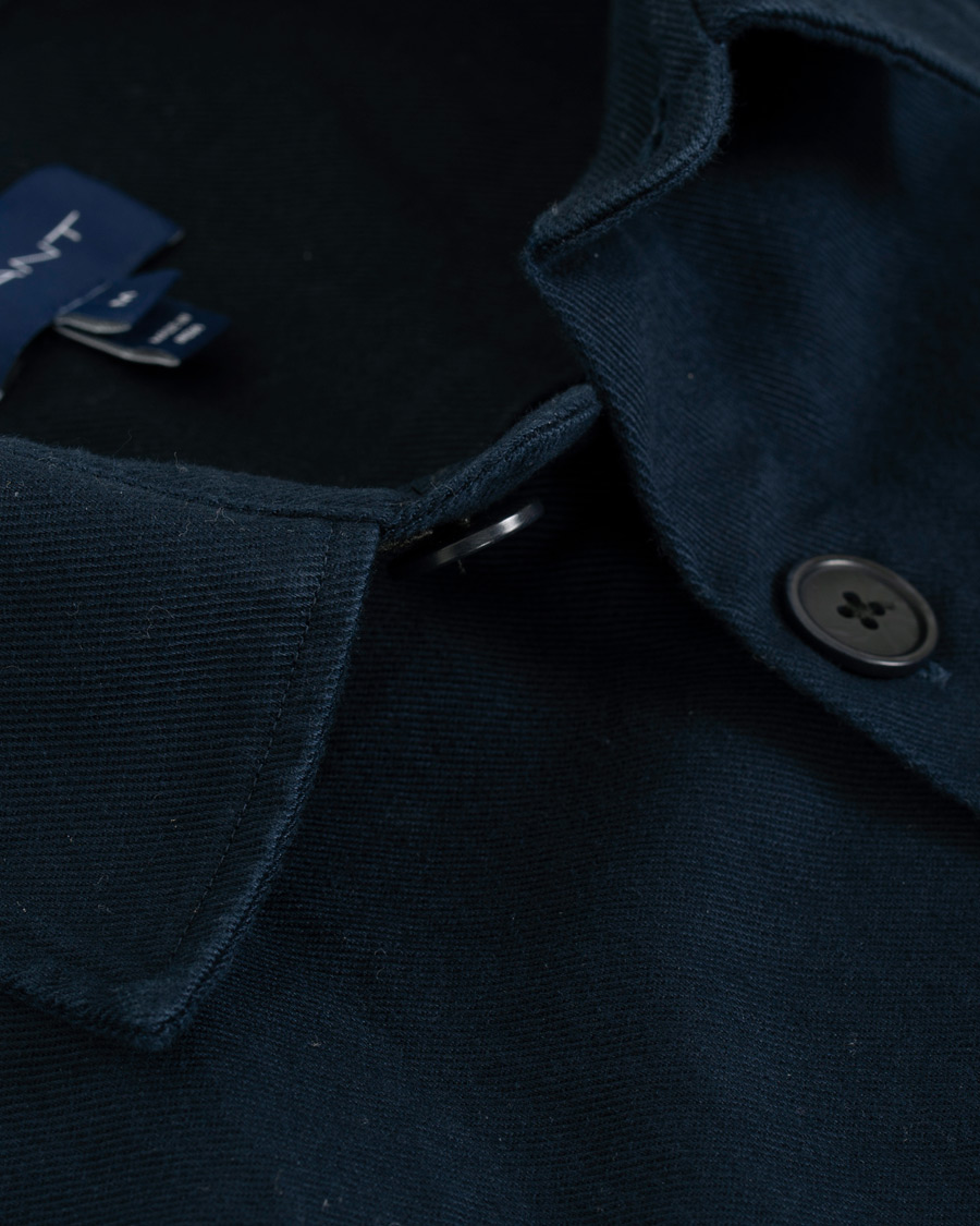 Heren | Overhemden | GANT | Heavy Twill Shirt Jacket Marine