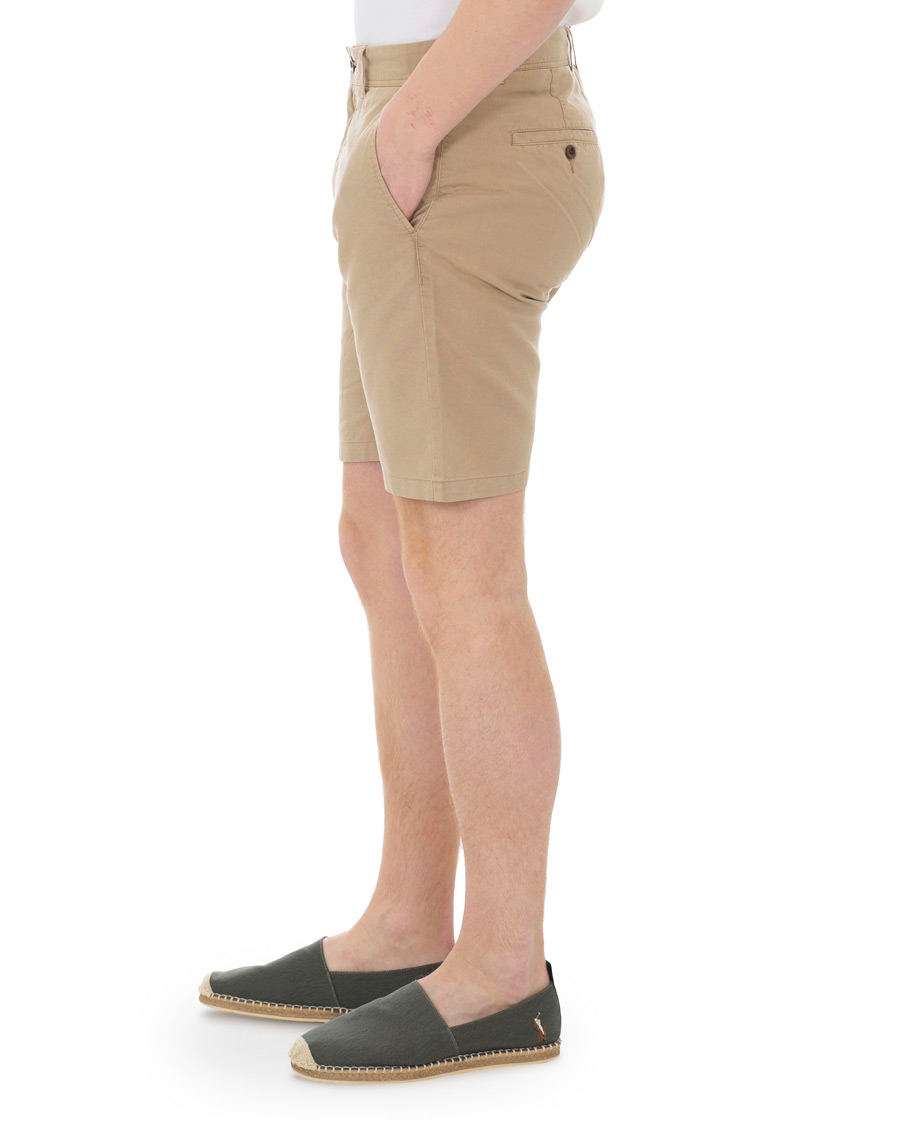Heren | Korte broek | GANT | Cotton/Linen Shorts Dark Khaki