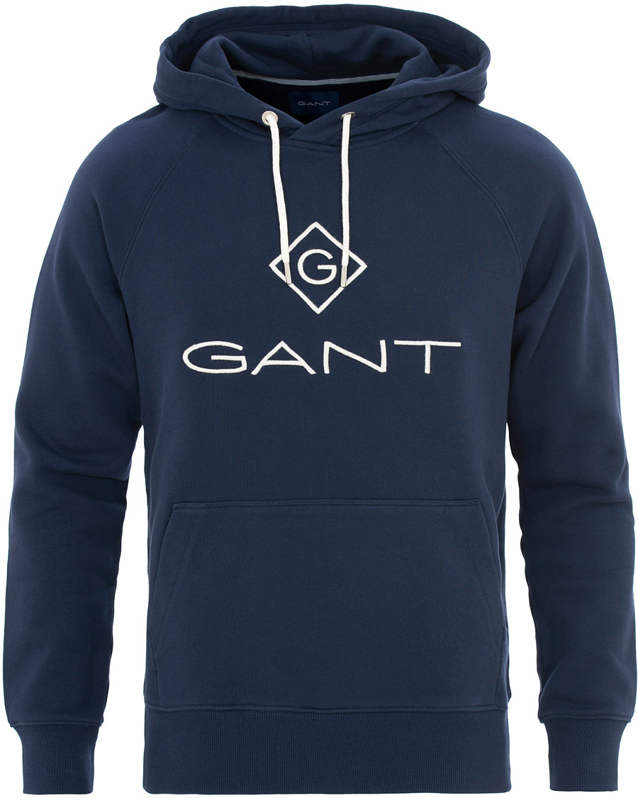 Homme | Pulls Et Tricots | GANT | Lock Up Hoodie Evening Blue