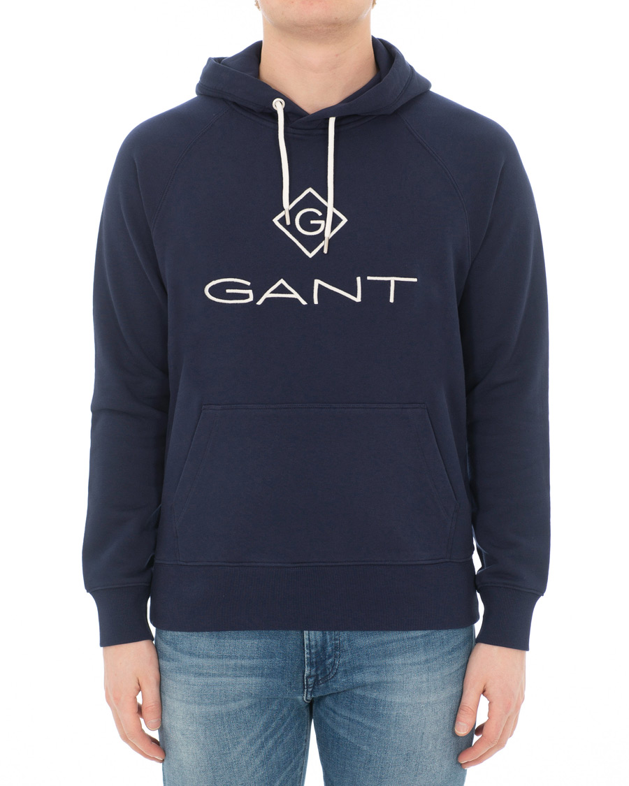Homme | Pulls Et Tricots | GANT | Lock Up Hoodie Evening Blue