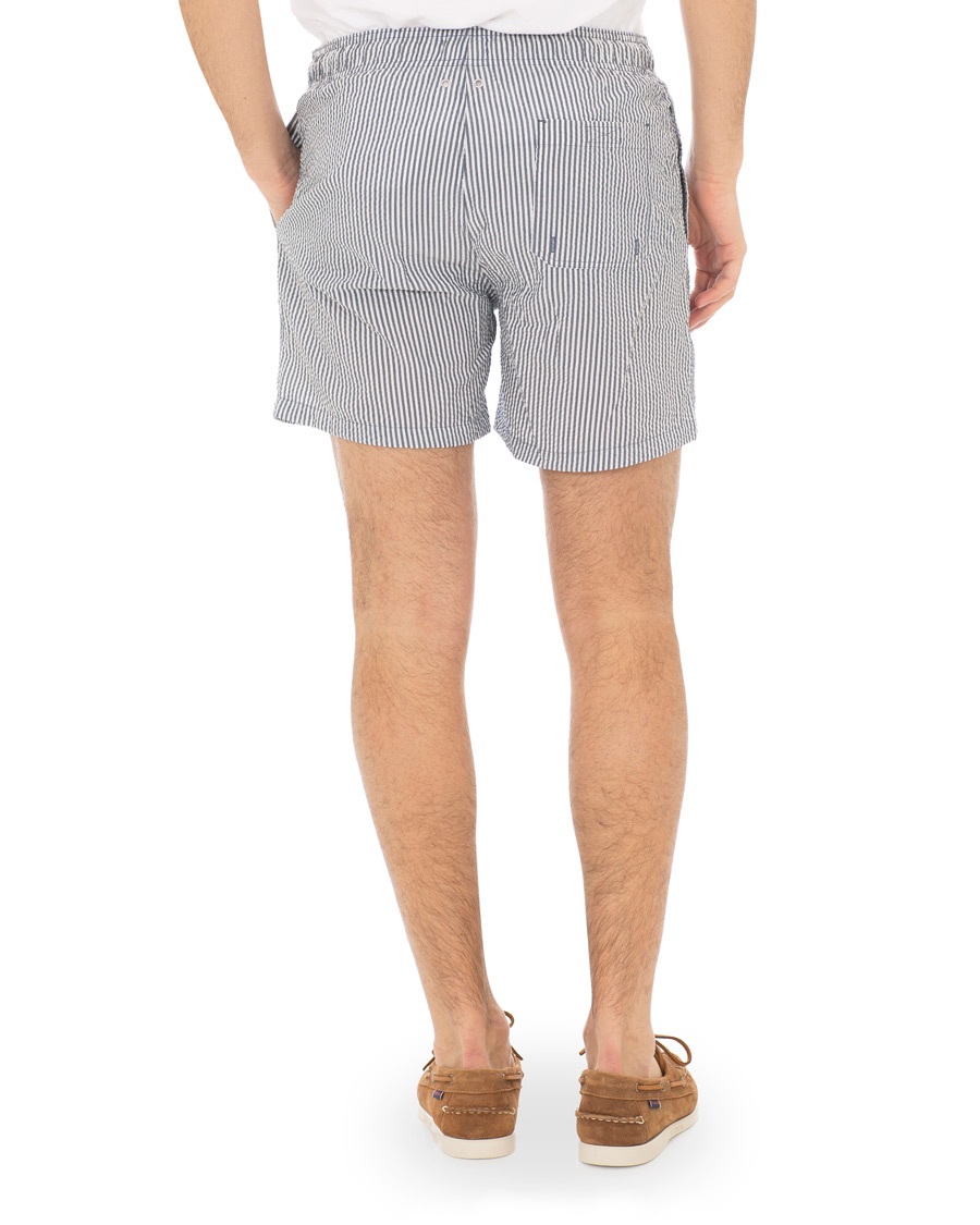 Homme | Maillots De Bain | GANT | Seersucker Swim Shorts Persian Blue