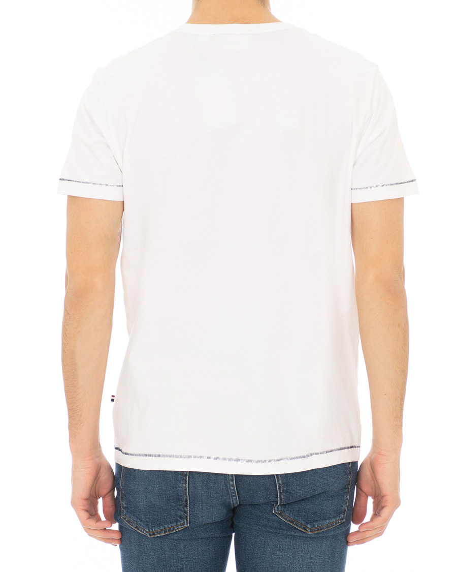 Homme | T-shirts | GANT | Le Mans Crew Neck Tee White
