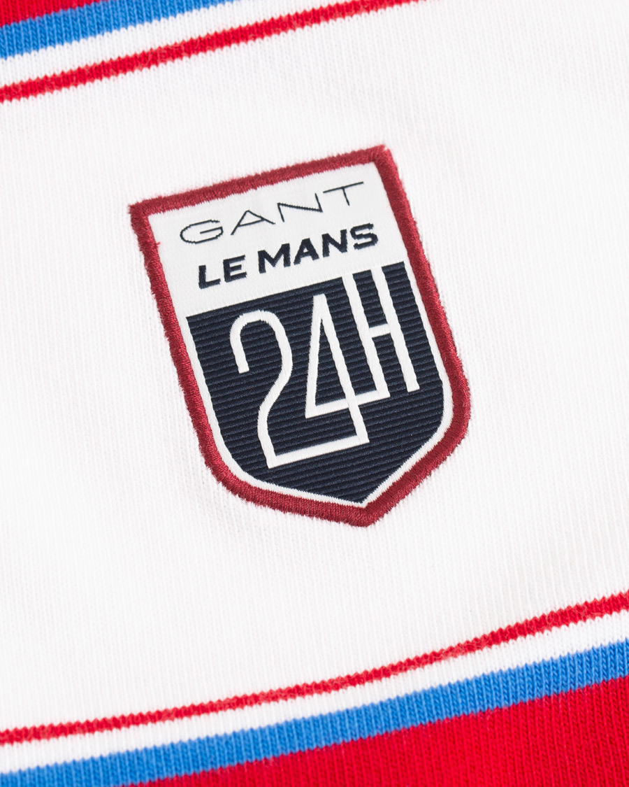Homme | Pulls Et Tricots | GANT | Le Mans Barstripe Rugger RedWhite