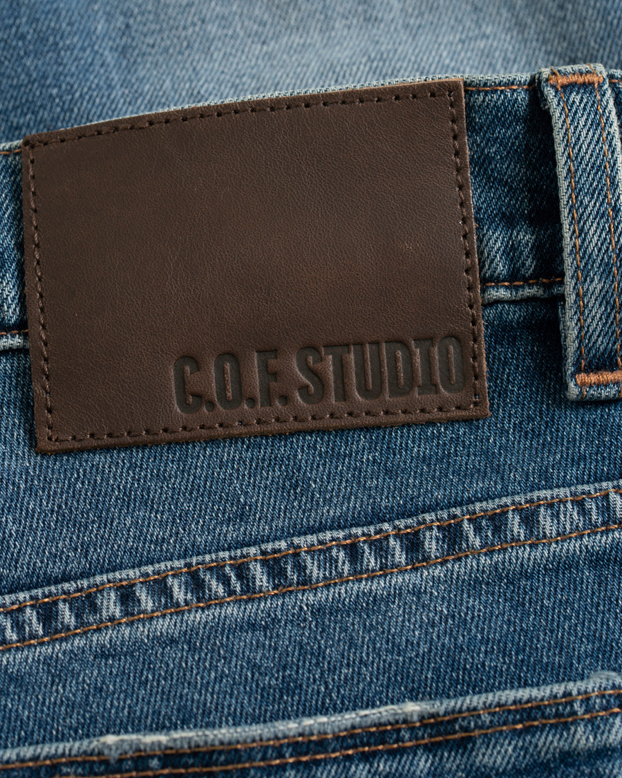 Homme | Jeans | C.O.F. Studio | M1 Slim Fit Stretch Jeans Heavy Used
