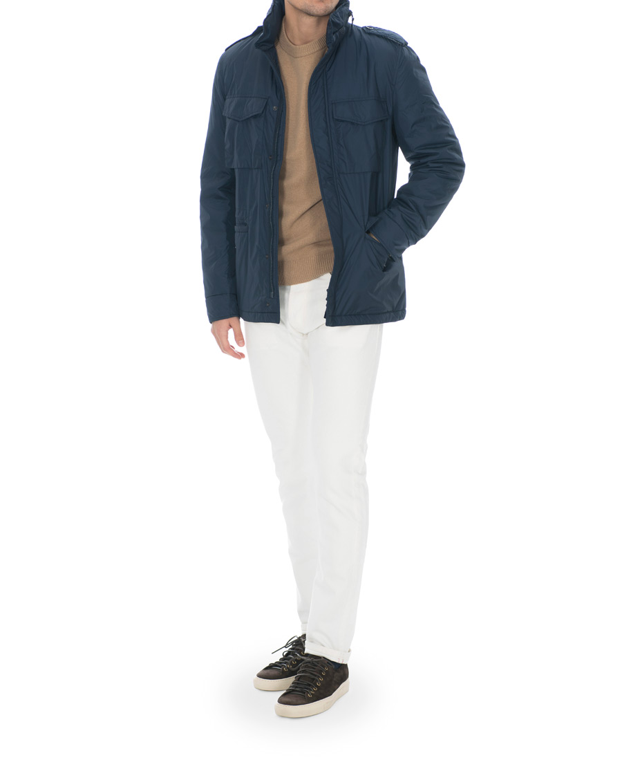 Heren | Jeans | C.O.F. Studio | M7 Tapered Selvedge Jeans Bleach