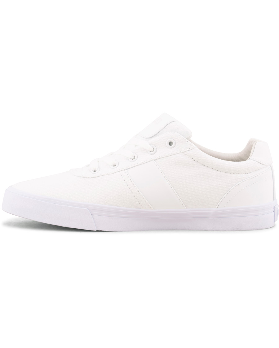 Homme | Polo Ralph Lauren Hanford Canvas Sneaker Pure White | Polo Ralph Lauren | Hanford Canvas Sneaker Pure White